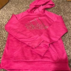 pink adidas hoodie